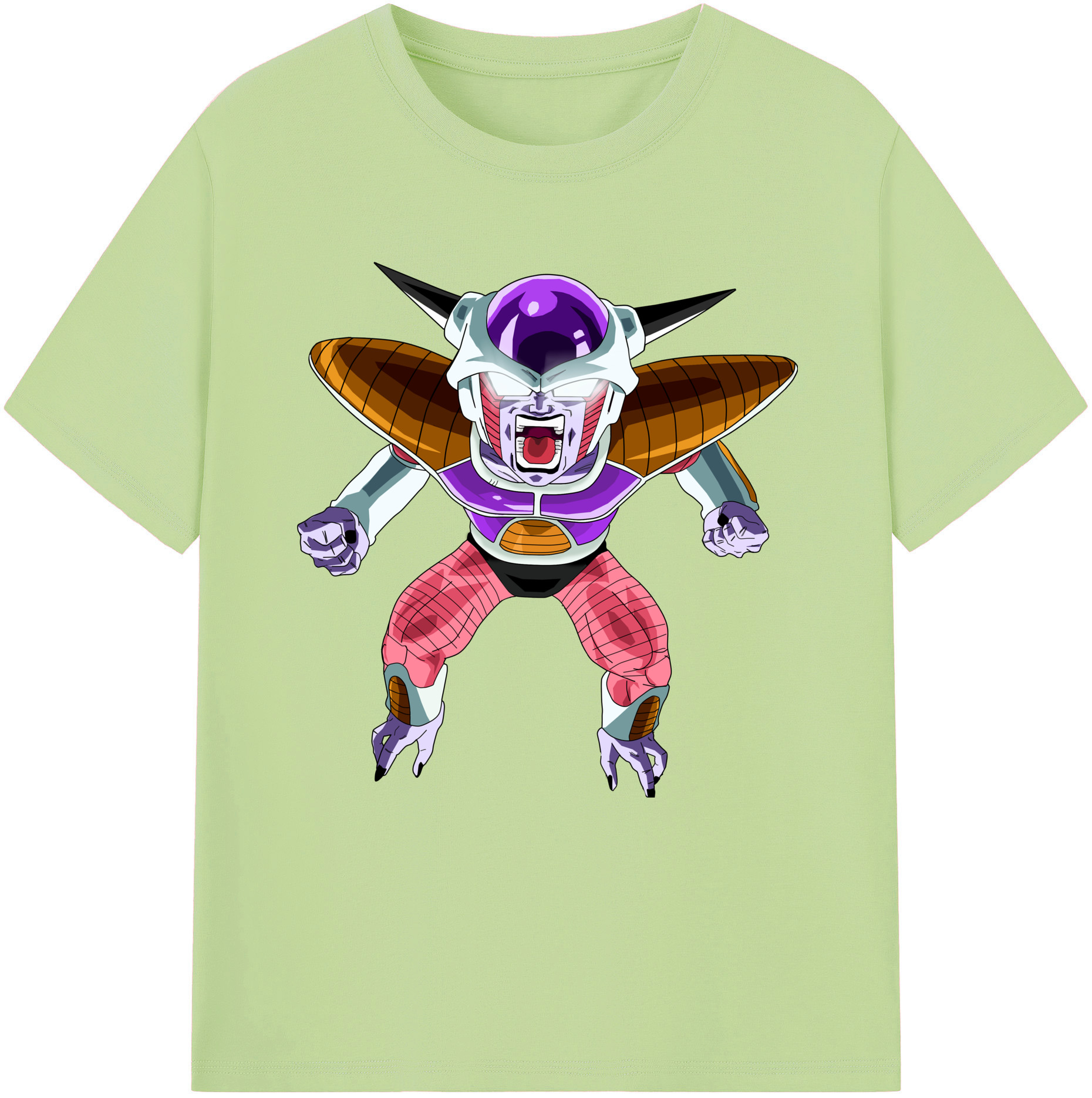 （画像用） ドラゴンボール フリーザ DRAGON BALL Frieza 綿100％半袖Tシャツ（フロントプリント）